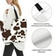 thumbnail image 3 of Disketp Brown Cow Bolsa Tote Estampada para Mujer, Bolso de Hombro y de Mano para Compras y Viajes, 3 of 8