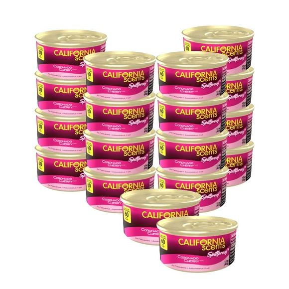 18 Pzs Aromatizante Auto CaliforniaScents Cherry 60 Días Aroma