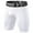 White, variant on Mens Compression Pants Mens Simple Basketball Base Training Compression Pants Fitness Pants Trousers Pantalon Sport Homme Blue XL