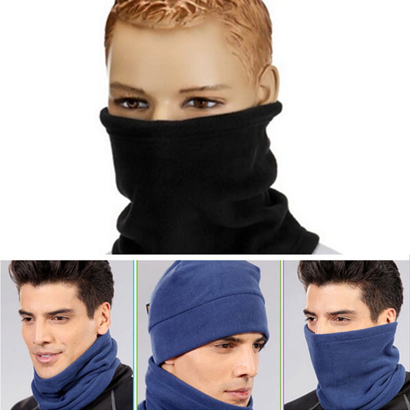 Black Arpoador Outdoor sports caps thickening hood windproof warm mask scarf 1pc 