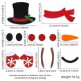 thumbnail image 4 of Redempat DIY Home Decorating Made Easy Christmas Window Sticker For Festive Décor Cute Window Stickers Christmas snowman 1Set, 4 of 6