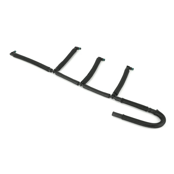 Fuel Return Pipe, Easy To Install Black Leaks Off Return Pipe, Rubber Car Replacement Parts Auto Repair Parts For Altea/Ibiza/Leon A1 1.6 TDI 2010-2015