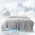 thumbnail image 2 of ROSEKIND Super Cooling Breathable Heat Dissipation Moisture Wicking Summer Throw Blanket, Soft Lightweight Quilt for Hot Sleepers Bedroom All Seasons Throws Blankets,60x90inch., 2 of 8