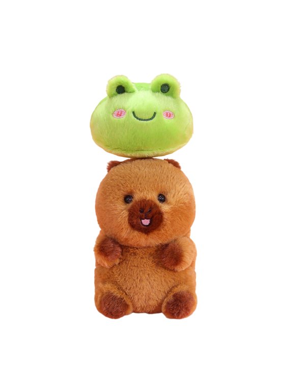 Plush Toy, Small Animal Stuffed Animals Doll - Soft Plushies for Companionship, Cute Plush Bag Charm Style, Weighted Plush Feel,A