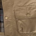 thumbnail image 5 of NOKIO Boys Corduroy Collar Jacket Plaid Cuff Zip Up Button Windbreaker with Pockets Casual Outerwear Fall Spring School Outdoor Play Daily Wear Toddler, 5 of 7