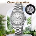thumbnail image 6 of SKMEI Watches for Women Luxury Dress Waterproof Wrist Watch Stainless Steel Ladies Watch with Luminous Date, 6 of 9