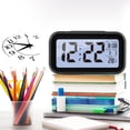 thumbnail image 2 of Alarm Clock LCD Digital Alarm Clock Battery Operated LED Table Clock with Night Light & Snooze Function Digital Clock Portable Digital Desk Alarm Clock for Home Office, 2 of 2
