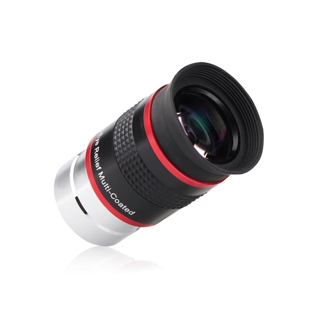 Injueey Ocular telescópico profesional portátil FMC 1,25 68 ° ángulo 20mm accesorios de alta potencia lente de ojo planetario de aumento Cámaras de vídeo