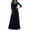 C53/Blue, variant on Dress For Women Elegant Long Casual Dress With Lace Panels Waist Defining Formal Gown For And Evening Events Elegant