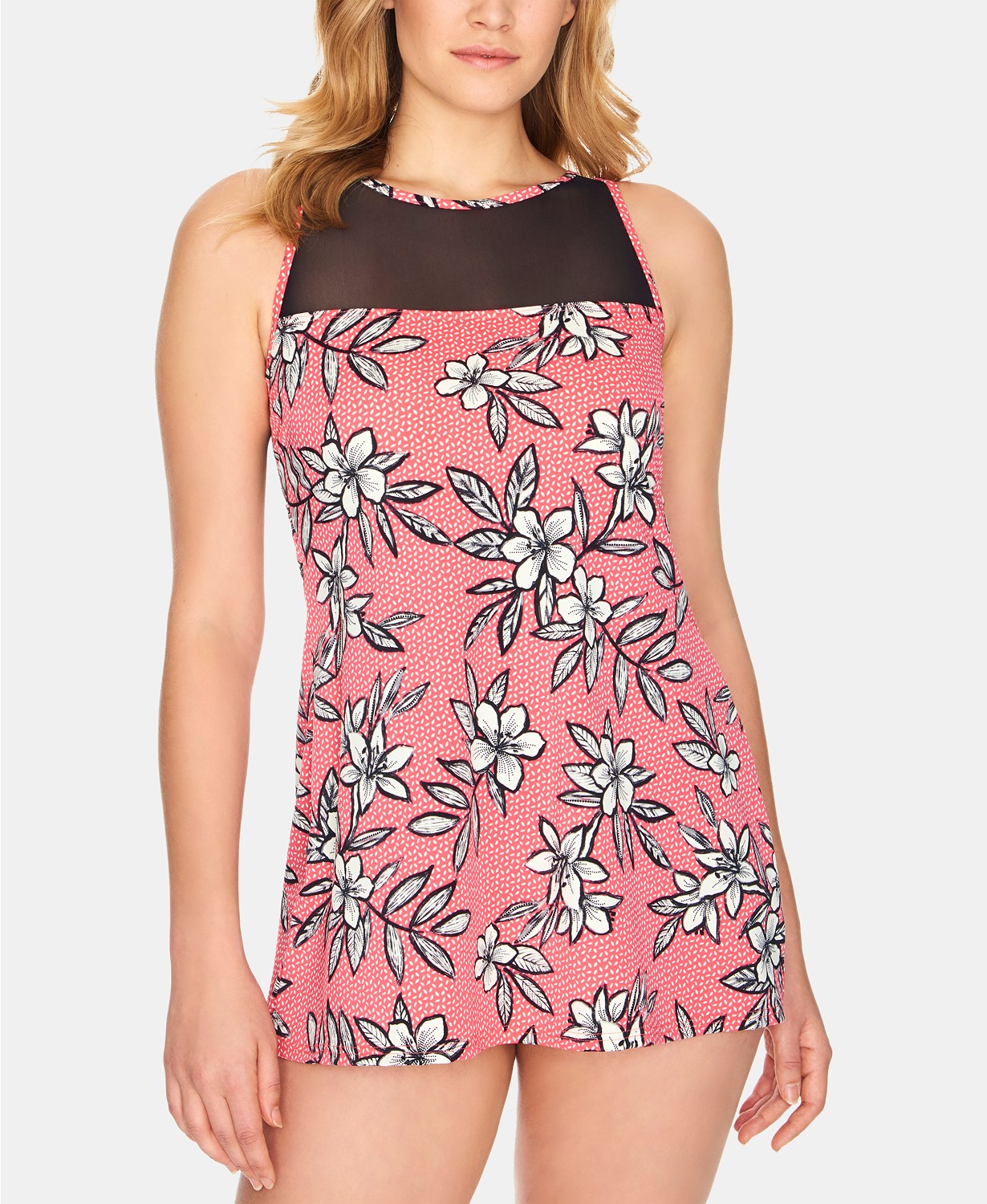 Womens Catalina Mesh Swim Dress 