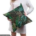 thumbnail image 5 of Ambesonne Botanical Fabric by the Yard Upholstery, Wild Leaves Tropical Art, 1 Yard, Green Teal and Dark Grey, 5 of 5
