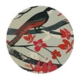 thumbnail image 4 of BANET Round Tablecloth Blooming Cherry Print Decorative Table Cloth Washable Dust-Proof Table Cover for Kitchen Dining 31"-35, 4 of 8