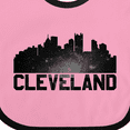 thumbnail image 4 of Inktastic cleveland skyline Boys or Girls Baby Bib, 4 of 4