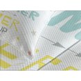 thumbnail image 4 of Ambesonne Saying Quilted Bedspread Set 3 Pcs, Positive Words, Queen Size, Multicolor, 4 of 5
