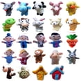 thumbnail image 1 of Juego de 24 marionetas de dedo con personajes de animales, frutas del océano, juguete para padres e hijos, 1 of 1