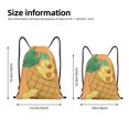 thumbnail image 2 of Pofeuu Moriah Elizabeth for Water-Resistant 210D Drawstring Bag Compact Foldable Design Gym Yoga Travel Essentials Lightweight Carryall-Medium, 2 of 6