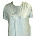 thumbnail image 2 of Claudel Chemise de Nuit Adaptative pour Femmes, Hôpital, Bleu Ondulé Polka Dot, P/M, 2 of 4