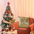 thumbnail image 4 of Christmas Pillow Cover under $5! kkbbma Christmas Pillow Cover Set, Santa Claus Tree Embroidery Design, Holiday Decorative Cushion Cover, Festive Living Room Decor, Seasonal Bedding Accessory, 4 of 7