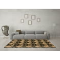 thumbnail image 3 of Ahgly Company Indoor Rectangle Abstract Brown Modern Area Rugs, 5' x 7', 3 of 4