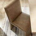 thumbnail image 5 of Emory Vegan Leather Dining Side Chair in Canyon, 5 of 9