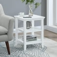 thumbnail image 4 of Convenience Concepts Tribeca End Table with Shelves in White Wood Finish, 4 of 6