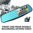 thumbnail image 4 of Car Rearview Mirror Driving Recorder Front and Rear 1080p Driving Recorder with Reversing, Car DVR, 4 of 7
