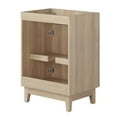 thumbnail image 4 of Vanity Cabinet (Sink not included), Brown Oak, Melamine Wood , Hotel Bedroom Bathroom, Modern Contemporary HB36061, 4 of 9