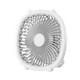 thumbnail image 2 of Mini ventilador USB de sobremesa con luz LED - Ventilador de techo colgante de 3 velocidades para escritorio, ventilador portátil de refrigeración montado en la pared, ventilador ABS de 5W con, 2 of 8