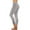 Gray, variant on Daiosportswear Leggings for Women Women's High Waisted Ruched Ankle Leggings with Tummy Control Casual Slim Fit Pants for Yoga,Pants for Women Black L(L)