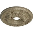thumbnail image 3 of Ekena Millwork 18"OD x 3 1/2"ID x 2 1/2"P Granada Ceiling Medallion (Fits Canopies up to 6 5/8"), Hand-Painted Gobi Desert Crackle, 3 of 5