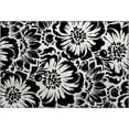 thumbnail image 2 of Addison Rugs Mayfield Washable Transitional Floral Black Rectangle Rug, 1'8" x 2'6", 2 of 5