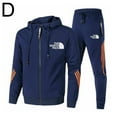 thumbnail image 2 of Nuevo traje deportivo de otoño para hombre, traje informal con cremallera y cuello alto., 2 of 2