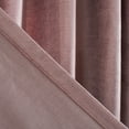 thumbnail image 3 of SAFAVIEH Rosedale Glam Light Pink Solid Tab Top Blackout Curtains, 52" x 96", 3 of 5