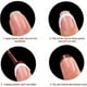 thumbnail image 4 of 12 pcs French Nail Stickers, White French Nail Self Adhesive Sti, 4 of 5