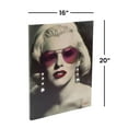 thumbnail image 3 of Marilyn Monroe Sunglasses Led Canvas Wall Art, 3 of 3