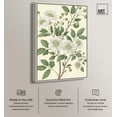 thumbnail image 2 of White Cherokee IV Canvas Botanical Wall Art by Art Remedy, Silver Frame, 20 x 30, 2 of 7