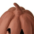 thumbnail image 2 of Paper Mache Brown Pumpkin Decor, 8" Height, Fall by Way To Celebrate, 2 of 6