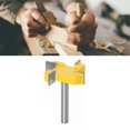 thumbnail image 3 of Woodworking Cutter Carbon Steel Incisive Woodworking Router Bit 1/4in Shank For MDF For Carpenter ANGGREK Otros, 3 of 7