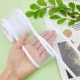 thumbnail image 3 of 2ms Elastic Polyester Mesh Ribbons Tulle Fabric Roll for Clothing Decoration White 2-1/8 inch(55mm), 3 of 7