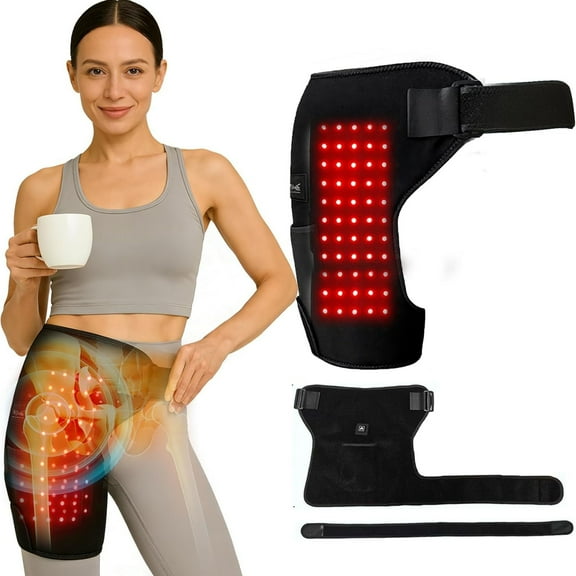 Halston Stride Red Therapy,Hip Heating Pad,Hip Brace Sciatica Pain Relief Devices,Hip Brace Red Therapy For Hip Pain,Halston Stride Hip Brace for Hip Pain In Menopausal Women