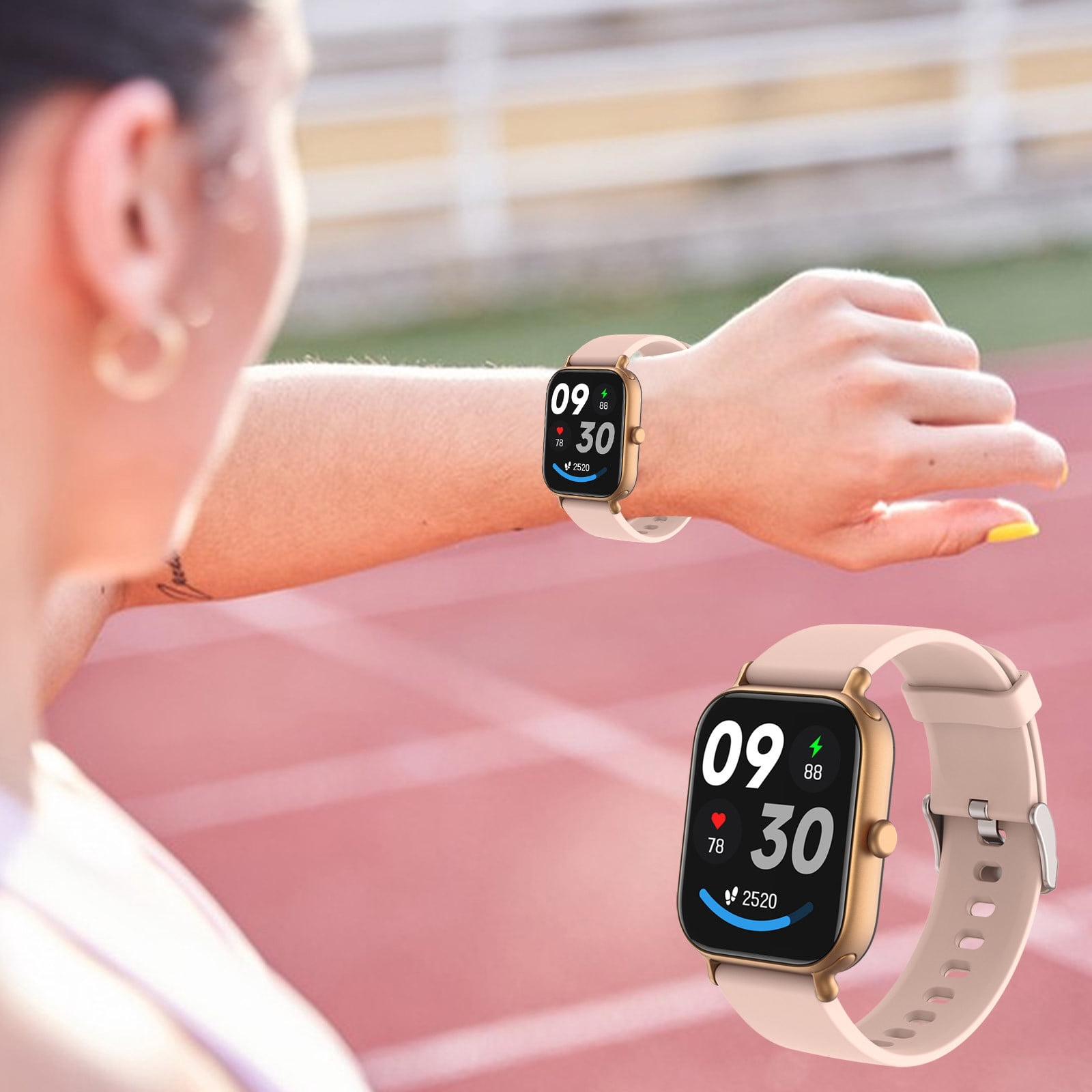 Bdday High Precision Smartwatch With HD Call 100+ Sports Modes Bluetooth Voice Control Long Battery Life And Water Proofing Smart Watch Achieve Your Fitness Goals