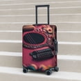 thumbnail image 2 of Lsque Romantic Heart Guitar Printed Luggage Cover, Travel Luggage Protector,Scratch and Dirt Resistant, Fits 18-32 Inch Luggage - X-Large, 2 of 9