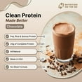thumbnail image 4 of Nutrition On The Go Chocolate Vegan Protein Powder with Creatine - 20g Protein, 5g Creatine & 130 Calories - Single-Serve Packets for Travel, Gym, On-The-Go, Dairy & Gluten-Free (6-Pack), 4 of 9