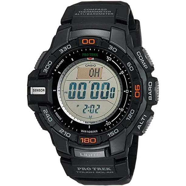 Reloj Deportivo Digital Pro Trek Casio PRG-270-1 Multifunción Correa de Resina Negro para Hombre Casio PRG-270-1