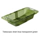 thumbnail image 4 of Matsuzay Cesta de plástico multifuncional con cesta de filtro de lavabo de verduras telescópica flexible Cocina y Comedor verde hialino, 4 of 6