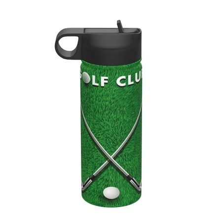 

Picia Golf Sport Club Pattern 18oz Sports Insulated Kettle With Straw Insulated Water Bottle For Running Hiking Cycling Climbing Men S Woman Insulated Water Bottle