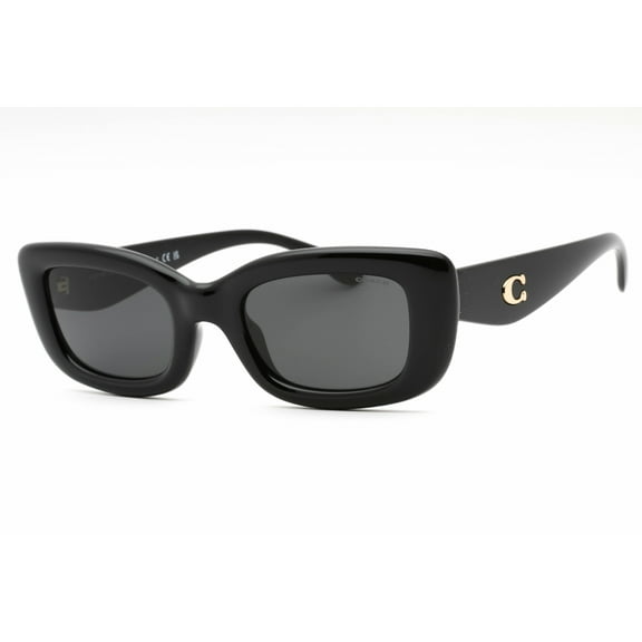 Coach 0HC8390U 500287 Women's Black Plastic Full Rim Sunglasses