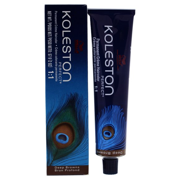 Koleston Perfect Permanent Creme Haircolor - 6 77 Dark Blonde-Brown Intensive by Wella for Unisex