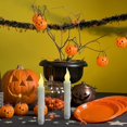 thumbnail image 3 of Velas Led Con Control Remoto, Llama Parpadeante, Paquete De 6, Decoración De Halloween, 3 of 5