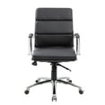 thumbnail image 4 of Boss Office Products CaressoftPlus Executive Mid-Back Chair in Black, 4 of 10